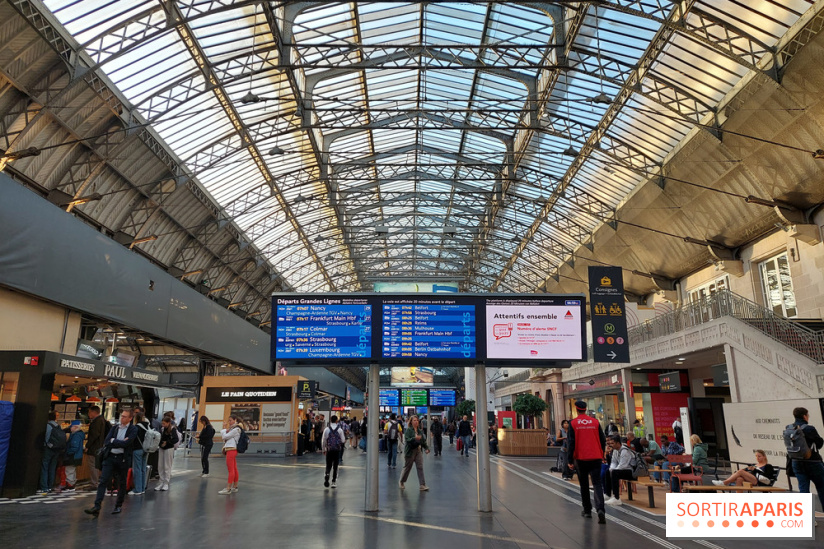 Visuels Paris - Gare de l'est - transport - train - SNCF
