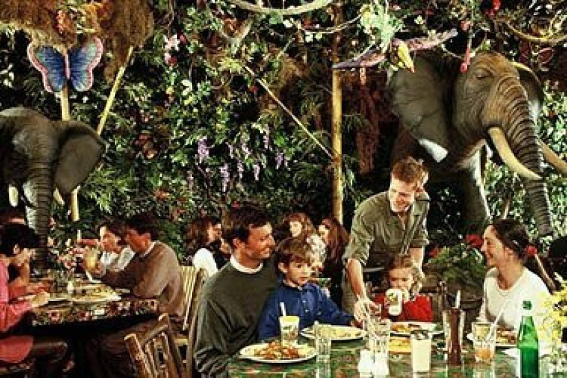 rainforest café
restaurants Disney Village
les restos où les enfants sont rois