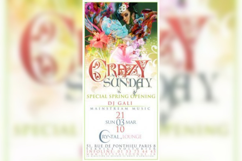 crazy sunday crystal lounge