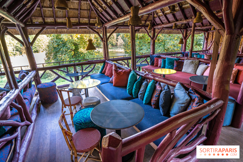 L’hôtel Les Étangs de Corot - terrasse guinguette