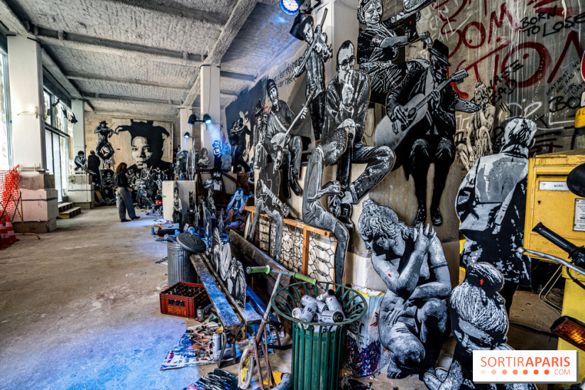 Exposition Jef Aérosol à Paris, 40 ans de pochoirs