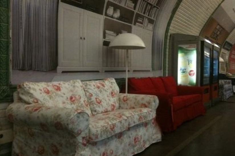 Ikea investit le métro parisien
Opération marketing Ikea