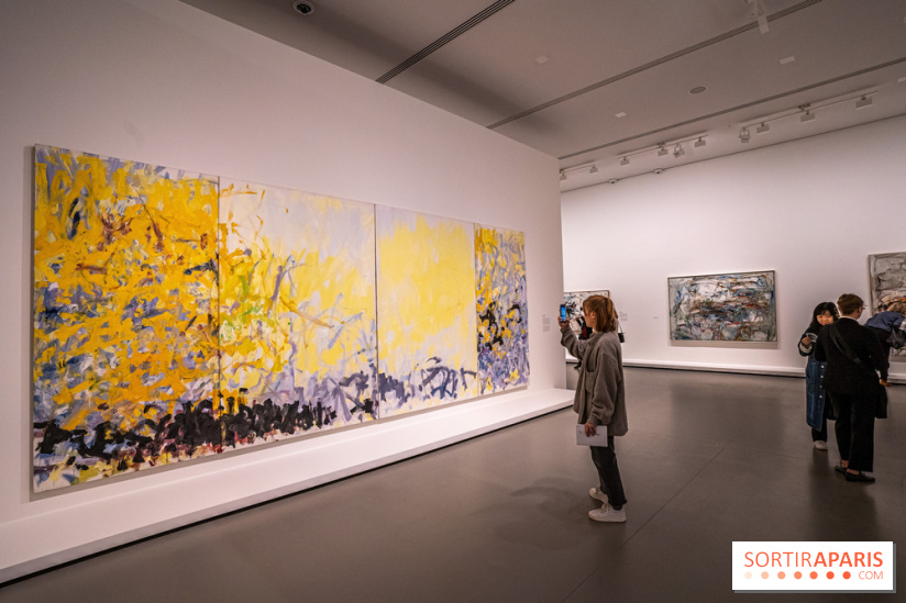 Exposition Monet - Mitchell Fondation Vuitton - Joan Mitchell  -  impressionnisme abstrait