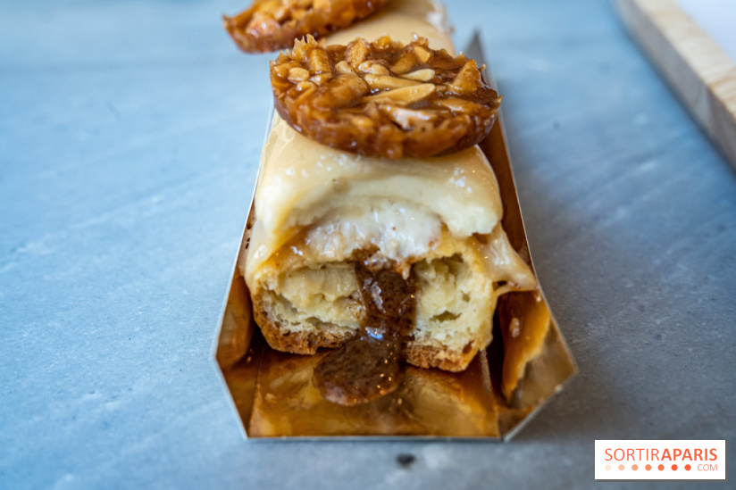 L'Éclair de Génie Café Paris - éclair double Café Amande Marcona