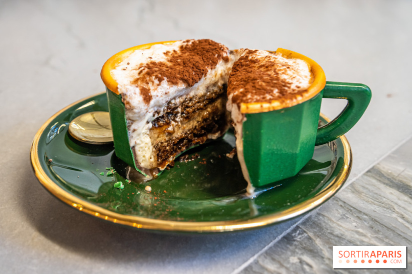 L'Éclair de Génie Café Paris - tasse tiramisu
