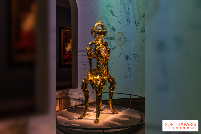 Exposition Louis XV - Château de Versailles - pendule de passemant - pendule astronomique