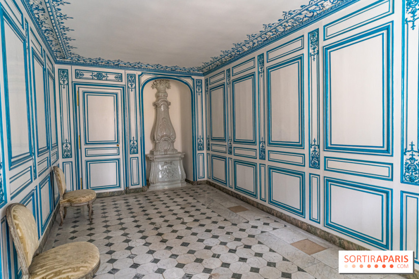 Les appartements de Madame Du Barry restaurés au Château de Versailles - la pièce des bains