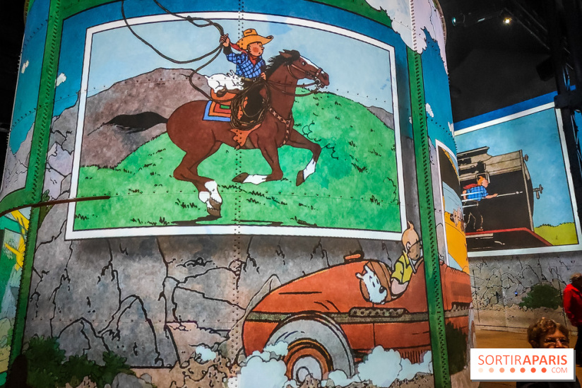 Tintin, l'aventure immersive à l'Atelier des Lumières : l'exposition insolite à vivre - nos photos