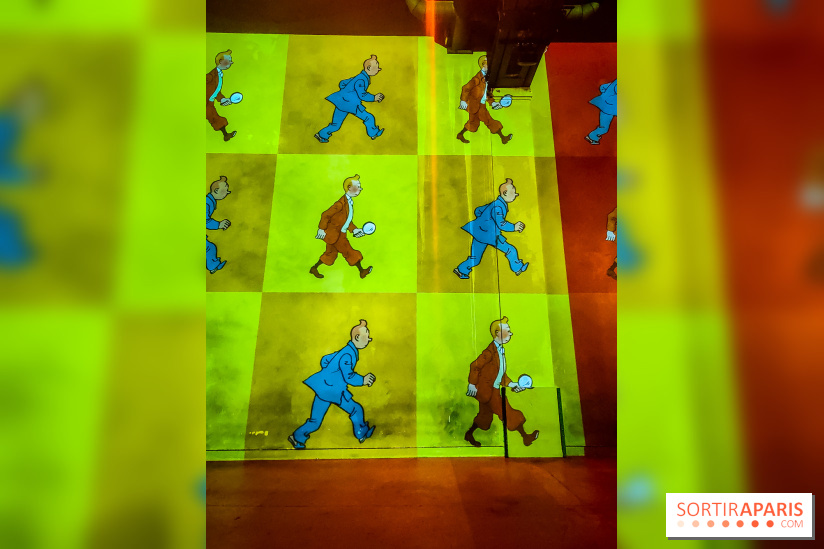 Tintin, l'aventure immersive à l'Atelier des Lumières : l'exposition insolite à vivre - nos photos
