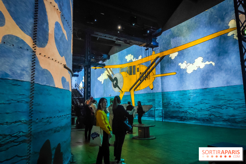 Tintin, l'aventure immersive à l'Atelier des Lumières : l'exposition insolite à vivre - nos photos