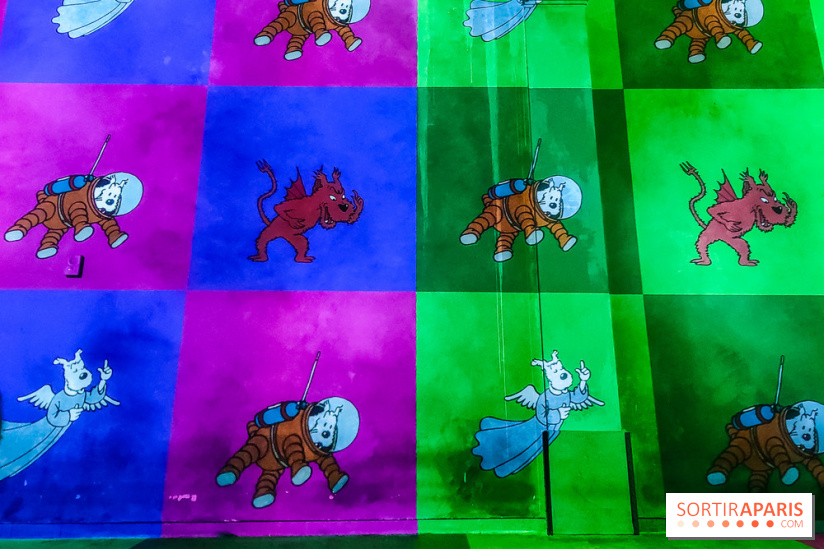 Tintin, l'aventure immersive à l'Atelier des Lumières : l'exposition insolite à vivre - nos photos