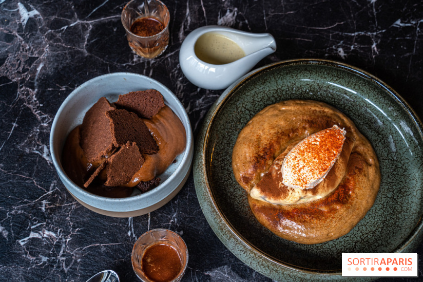 Nessia, le bistrot de chef - Paris 3e - dessert - tiramisu -mousse au chocolat