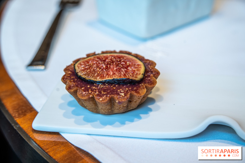 Le Tea Time d'Automne de Quentin Lechat au Royal Monceau -Raffles Paris - tartelette figue