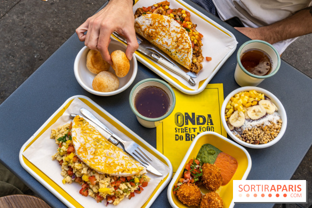 Onda, le restaurant Brésilen de tapiocas, crêpe de manioc - table