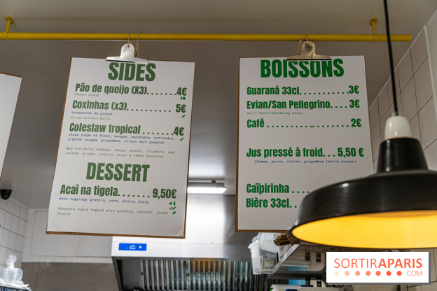 Onda, le restaurant Brésilen de tapiocas, crêpe de manioc - menu - carte