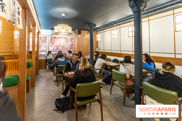 Matcha Ochaya , le café-restaurant de bubble tea de Paris - République - salle étage