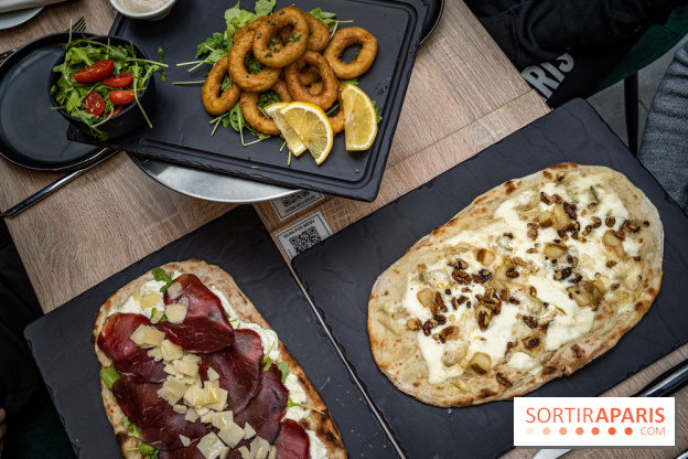 La Vela, le restaurant italien - méditerranéen de Boulogne - pinsa Romana - entrée