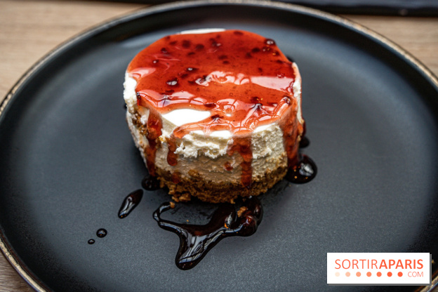 La Vela, le restaurant italien - méditerranéen de Boulogne - cheesecake fruits rouges