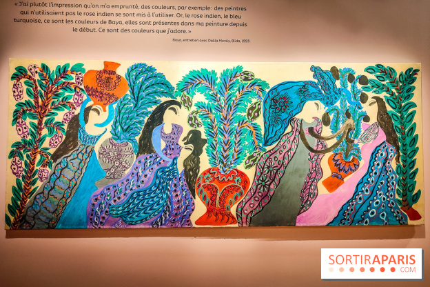 Baya, femmes en leur jardin, l'exposition poétique à l'Institut du monde arabe - nos photos