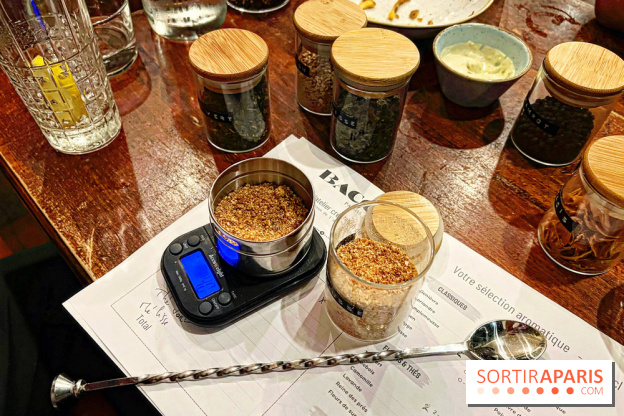 Atelier création de gin à la distillerie Baccae