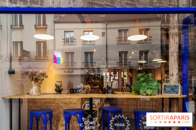 At Aûm, studio de yoga et espace de coworking dans le 20e