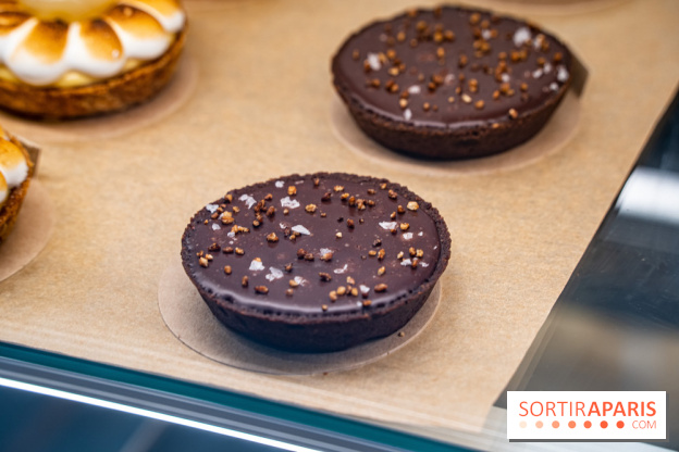 Boulangerie artisanale MieMie, levain et farines anciennes Paris 11e - tarte chocolat sarrasin