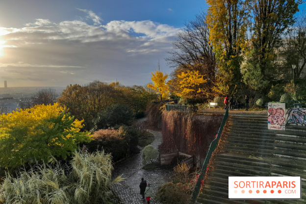 Visuels - Parc de Belleville en automne
