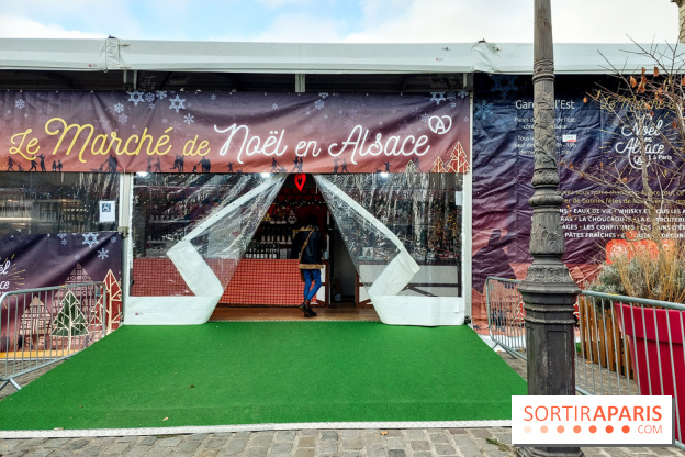 Marché de Noël 2022 alsacien à Gare de l'Est, nos photos