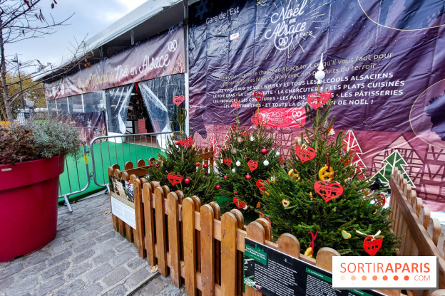 Marché de Noël 2022 alsacien à Gare de l'Est, nos photos