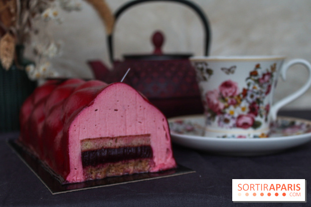 Les bûches de Noël 2022 d'oh oui!, la pâtisserie sans sucres IG bas - buche fruits rouges