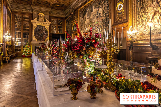 Château de Chantilly Noël 2022 - table Noël
