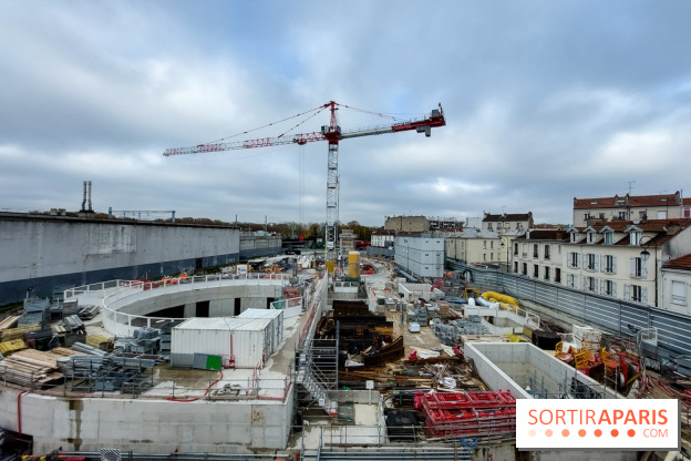 Le Grand Paris Express, visite du chantier de la gare Saint-Maur - Créteil, nos photos