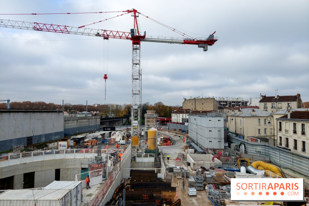 Le Grand Paris Express, visite du chantier de la gare Saint-Maur - Créteil, nos photos