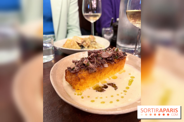 Le Cyrano - Polenta croustillante et olives