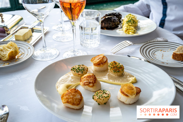 Grande Cascade restaurant 16e - Bois de Boulogne - noix de coquille saint-jaques