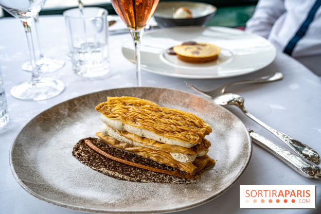 Grande Cascade restaurant 16e - Bois de Boulogne - mille feuille vanille - Joris Vée
