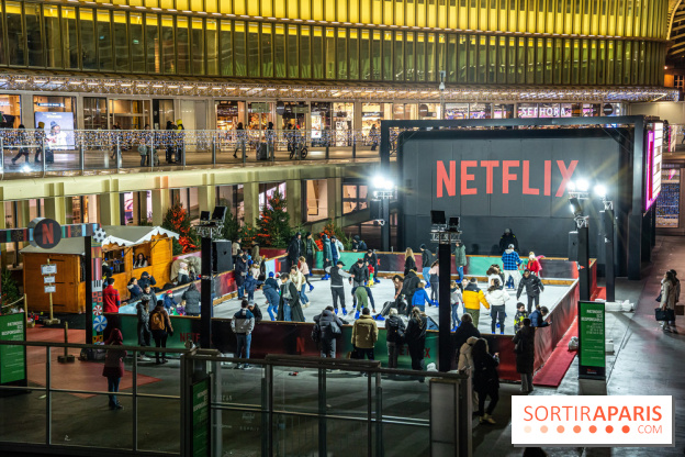 La patinoire de Noël des Halles 2022 - patinoire gratuite 