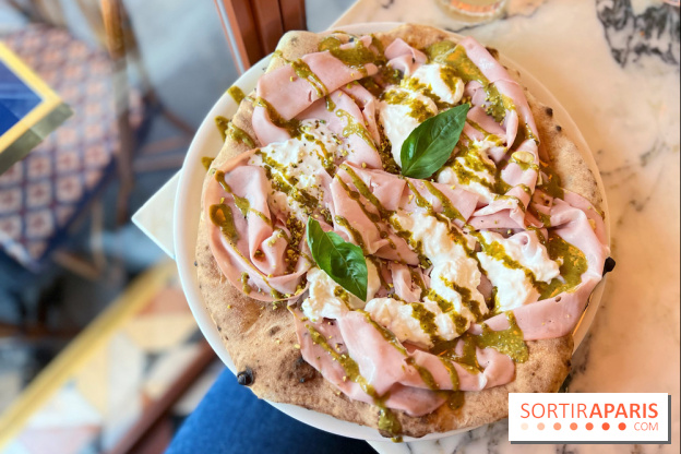 Pizzeria Agata - Pizza pistache mortadelle