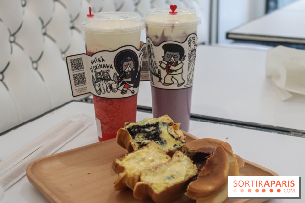 2D atelier, le salon de thé en noir et blanc