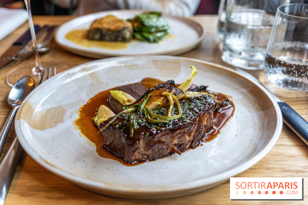 Ambos restaurant Paris - Cristina et Pierre Chomet - bœuf de castille braisé - endive