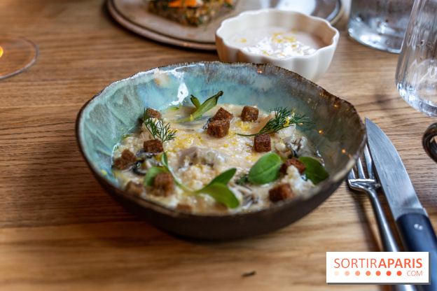 Ambos restaurant Paris - Cristina et Pierre Chomet - chou fleur - huitre