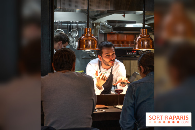 Ambos restaurant Paris - Cristina et Pierre Chomet - comptoir