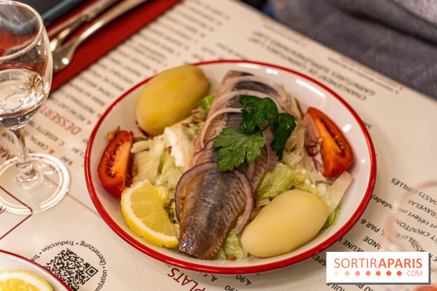 Petit Bouillon Versailles - restaurant près du Château de Versailles - entrée - harengs pomme de terre