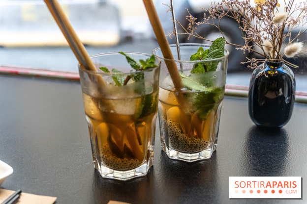 Entre 2 Rives restaurant vietnamien - thé glacé