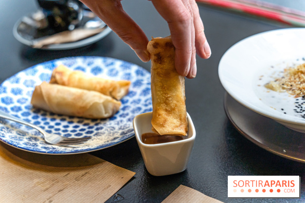 Entre 2 Rives restaurant vietnamien - nem banane chocolat