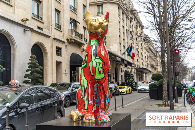 Exposition Julien et ses Juliogoths, avenue George V Paris