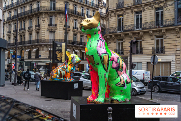 Exposition Julien et ses Juliogoths, avenue George V Paris