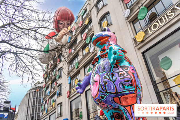 Exposition Julien et ses Juliogoths, avenue George V Paris