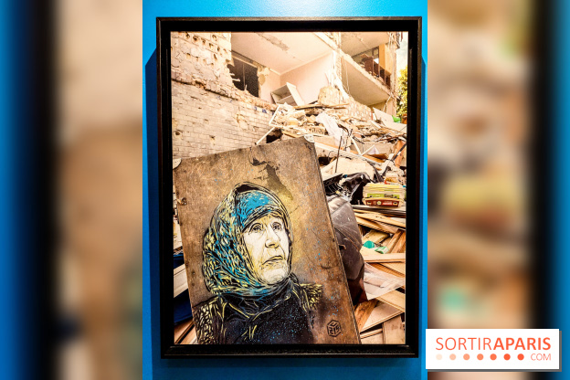Slava Ukraini : l'expo gratuite signée C215 à Paris, nos photos