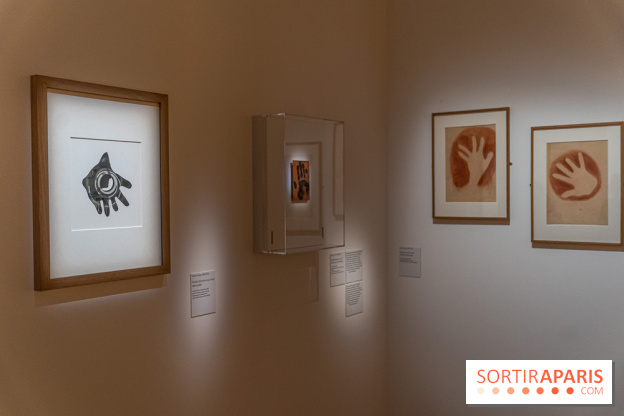 Picasso et la Préhistoire, les photos de l'exposition au Musée de l'Homme - empreintes - main de Picasso